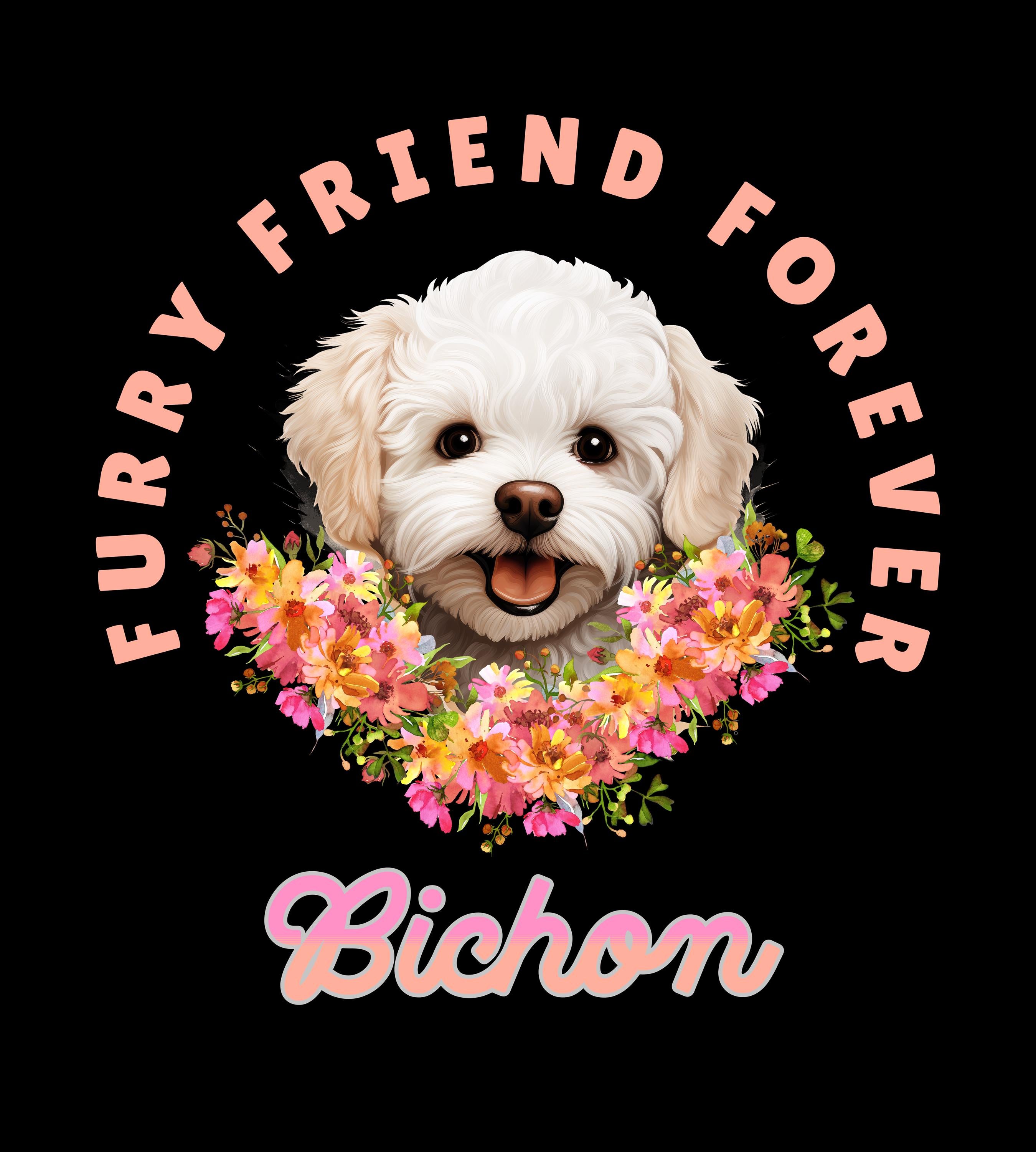 Bichon Frise Tote Bag dog portrait bag  Zippered Cotton Canvas Tote Personalize this tote custom dog or cat design