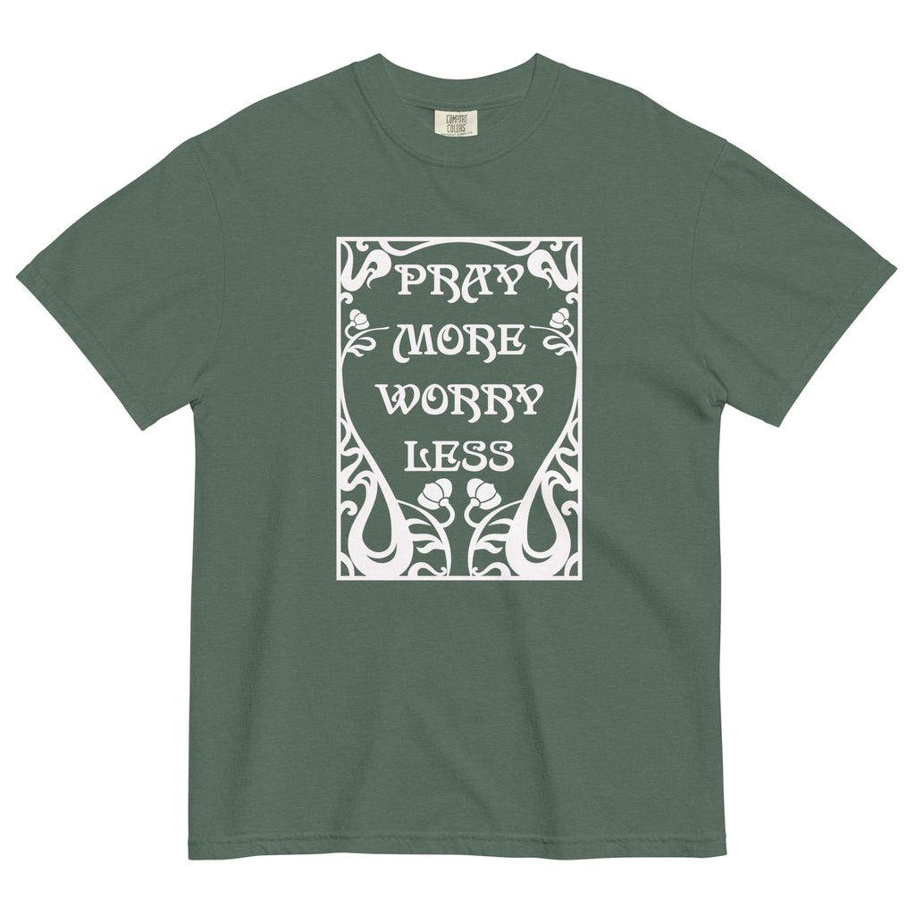 Christian Pray Shirt LDS T-shirts Prayer tees Comfort Colors Unisex garment-dyed heavyweight t-shirt