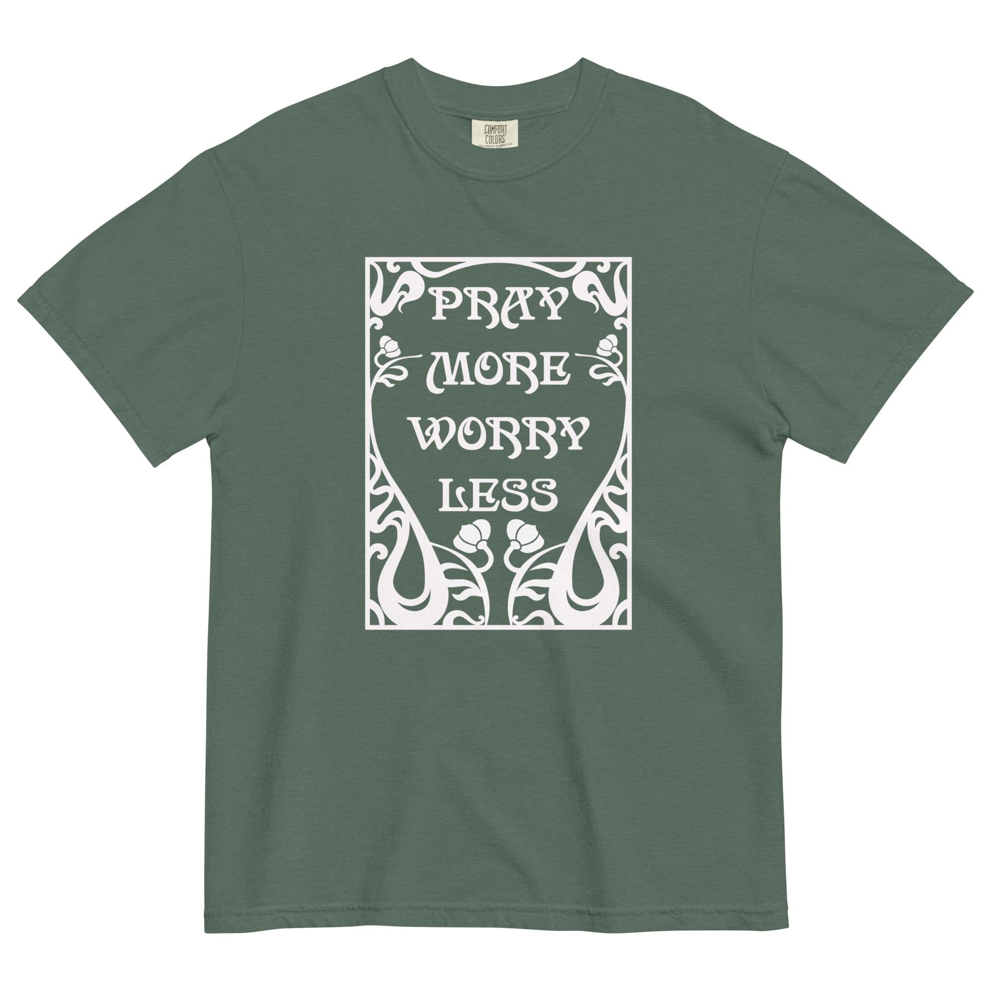 Christian Pray Shirt LDS T-shirts Prayer tees Comfort Colors Unisex garment-dyed heavyweight t-shirt