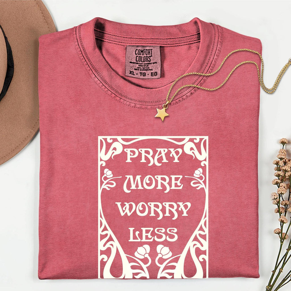 Christian Pray Shirt LDS T-shirts Prayer tees Comfort Colors Unisex garment-dyed heavyweight t-shirt