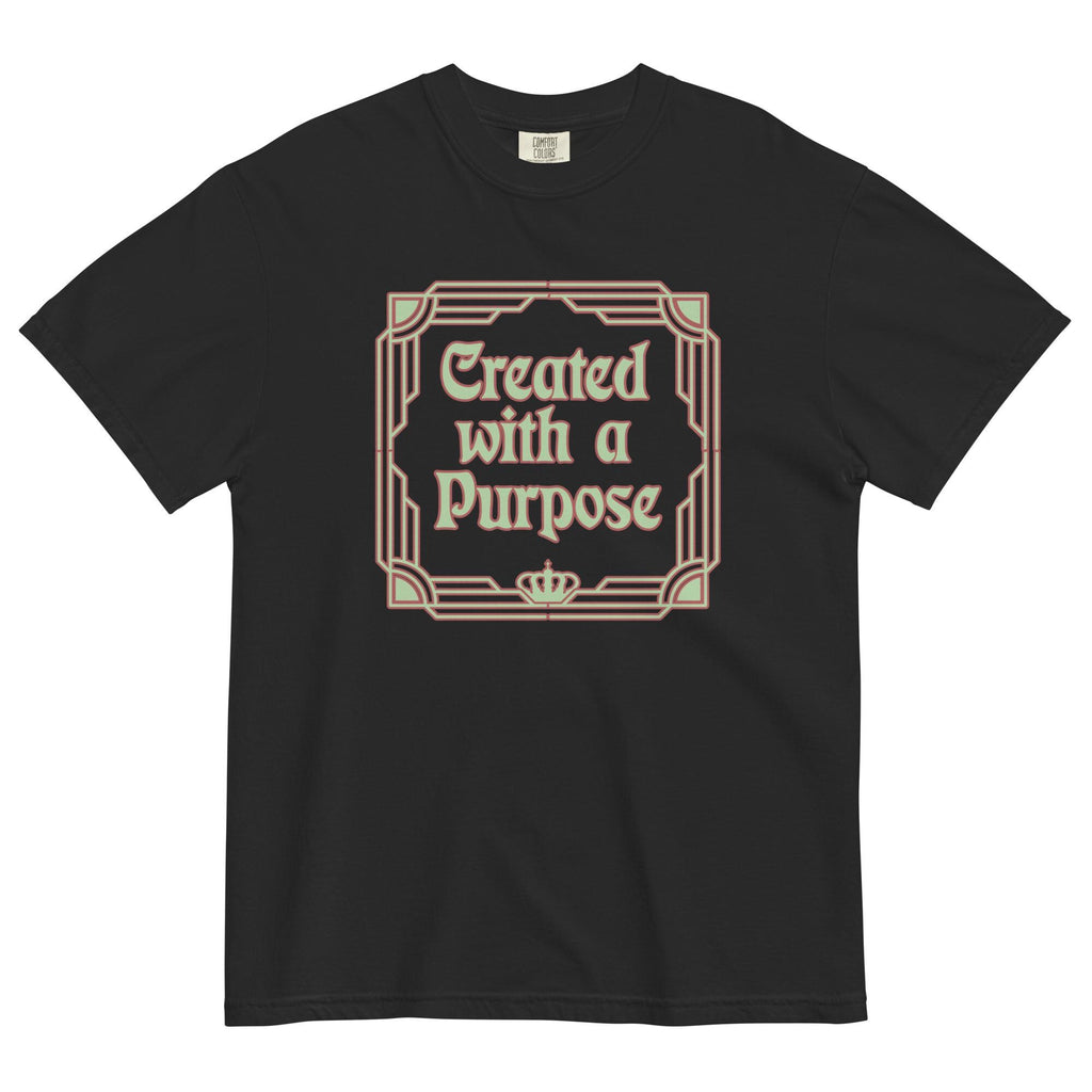 Christian Inspirational Shirt Created with a purpose t-shirt LDS shirts Comfort Colors gift for Christian t-shirt