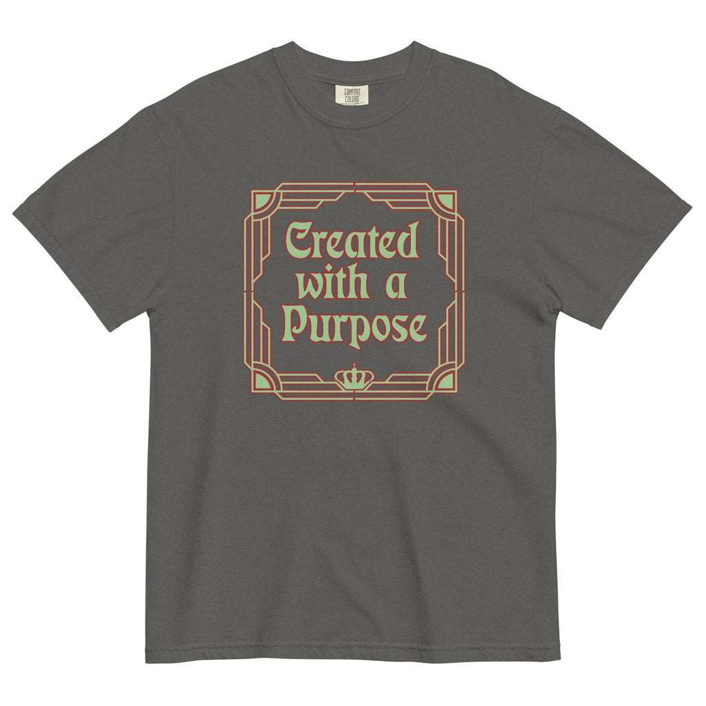Christian Inspirational Shirt Created with a purpose t-shirt LDS shirts Comfort Colors gift for Christian t-shirt