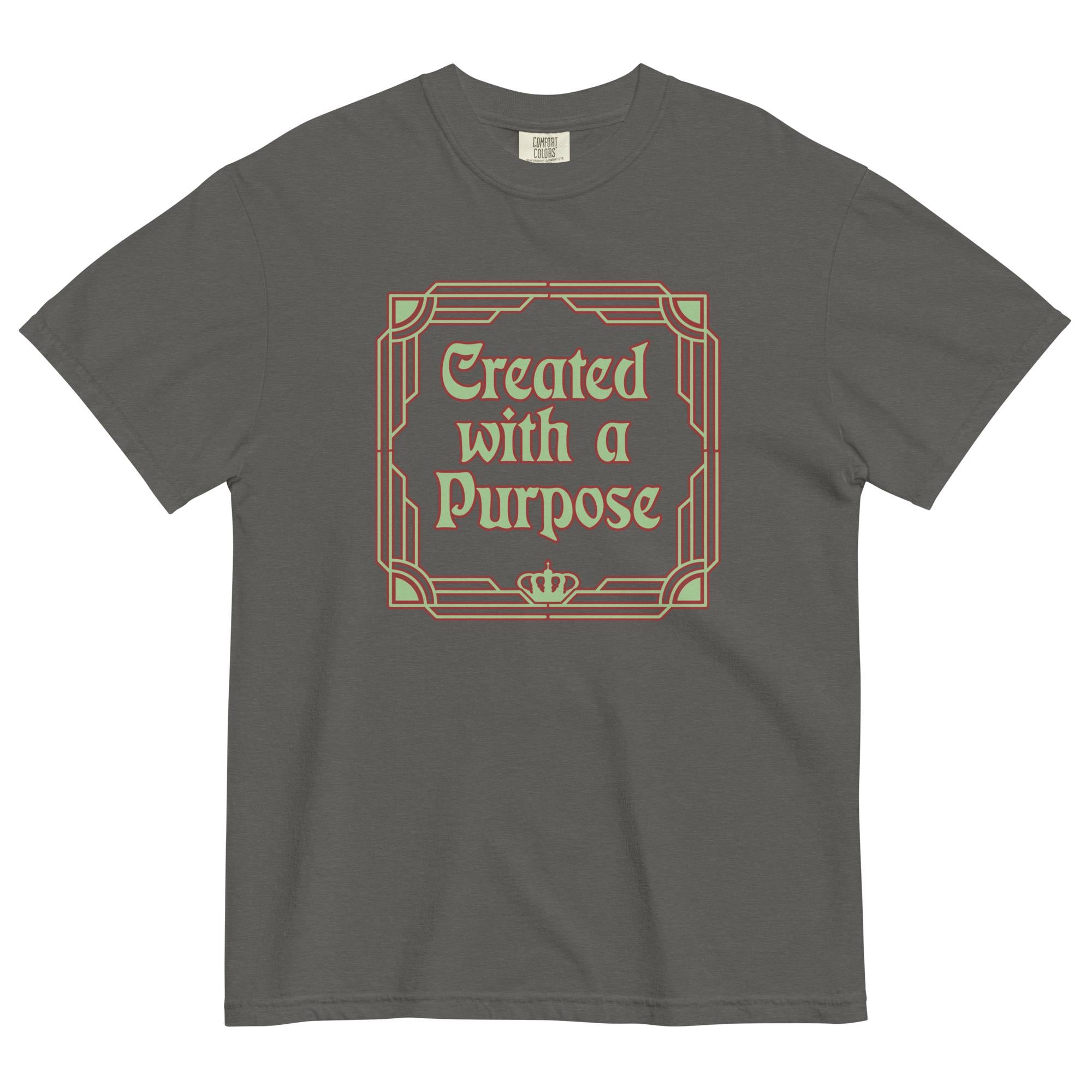 Christian Inspirational Shirt Created with a purpose t-shirt LDS shirts Comfort Colors gift for Christian t-shirt