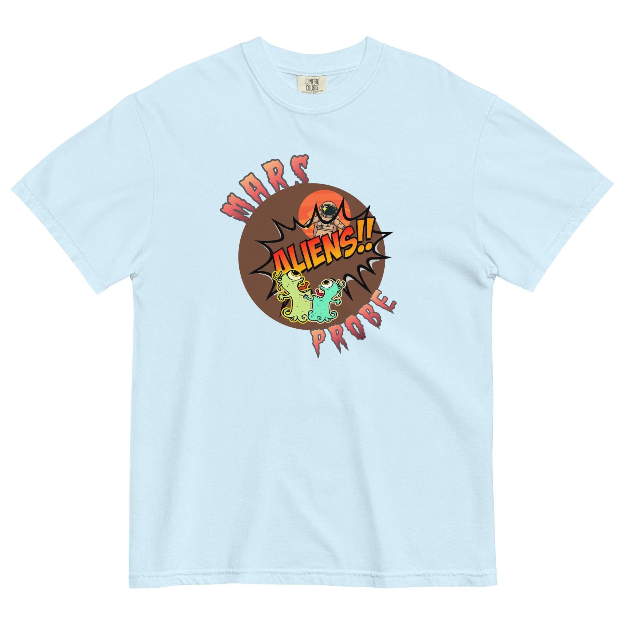 Funny Mars Shirt Comfort Colors Mars Aliens Tshirt gift for Mars lover gift for aliens lover heavyweight t-shirt