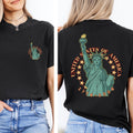 Statue of Liberty Comfort Colors tee Americas Birthday 250 back print T-shirt Unisex garment-dyed heavyweight t-shirt