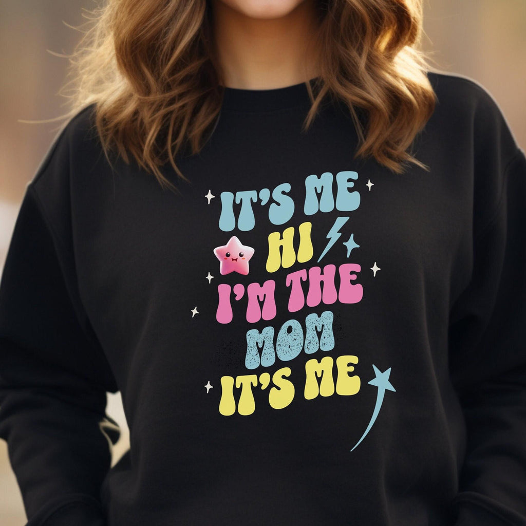 It's Me Mom Sweatshirt, Retro Mom sweater mom hoodie New Mother Gift