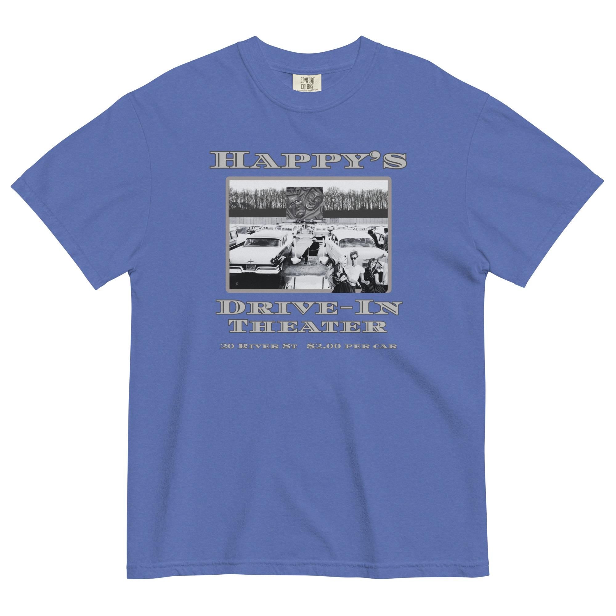 Retro Drive-In Movie Theater Shirt, Comfort Colors, Personalized Gift
