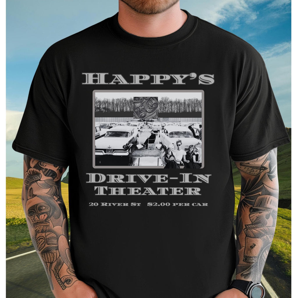 Retro Drive-In Movie Theater Shirt, Comfort Colors, Personalized Gift