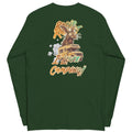 Funny RV Camping Long Sleeve Shirt: Cartoon Back Print