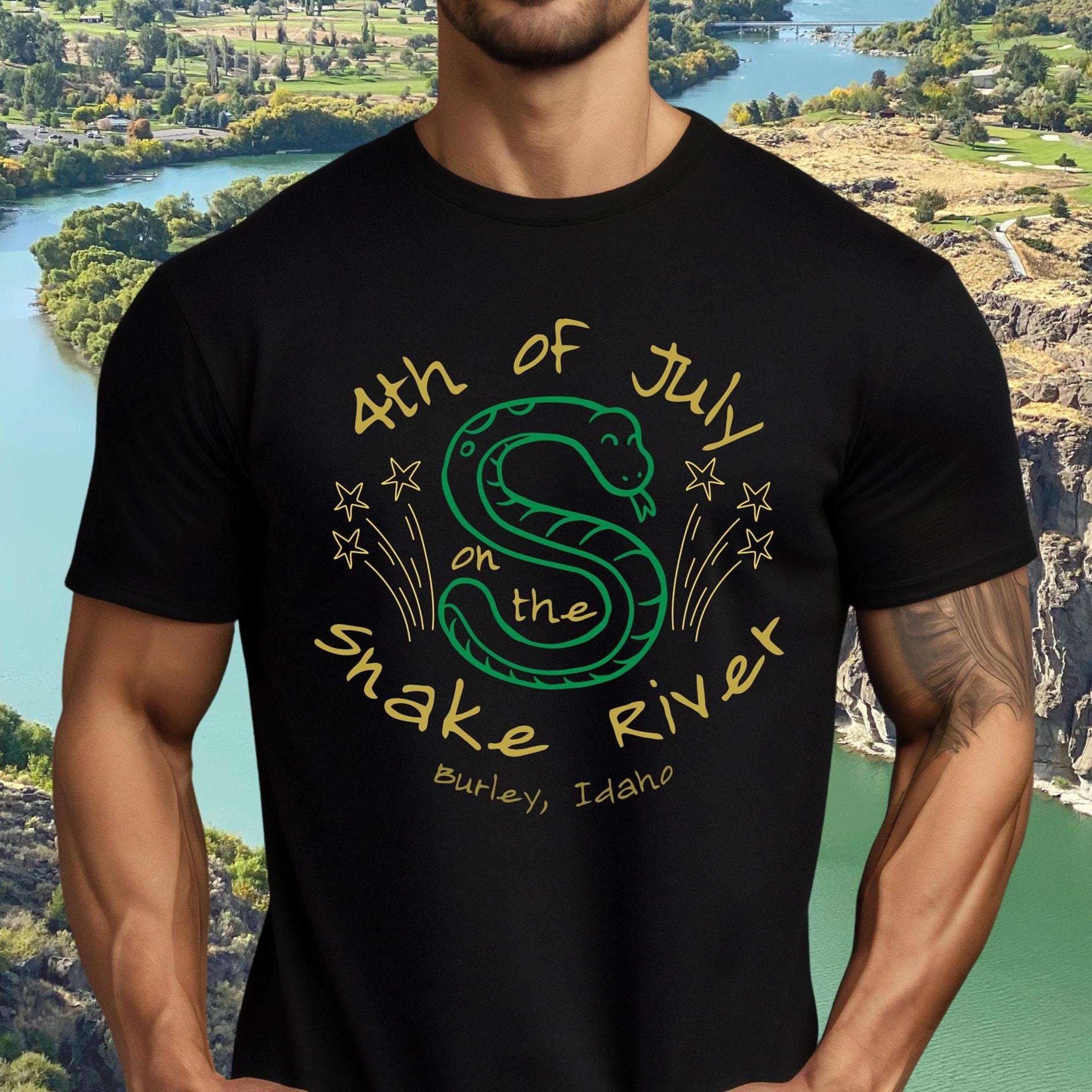 Snake River Idaho 4th of July Shirt, Burley Idaho shirt Idaho tees