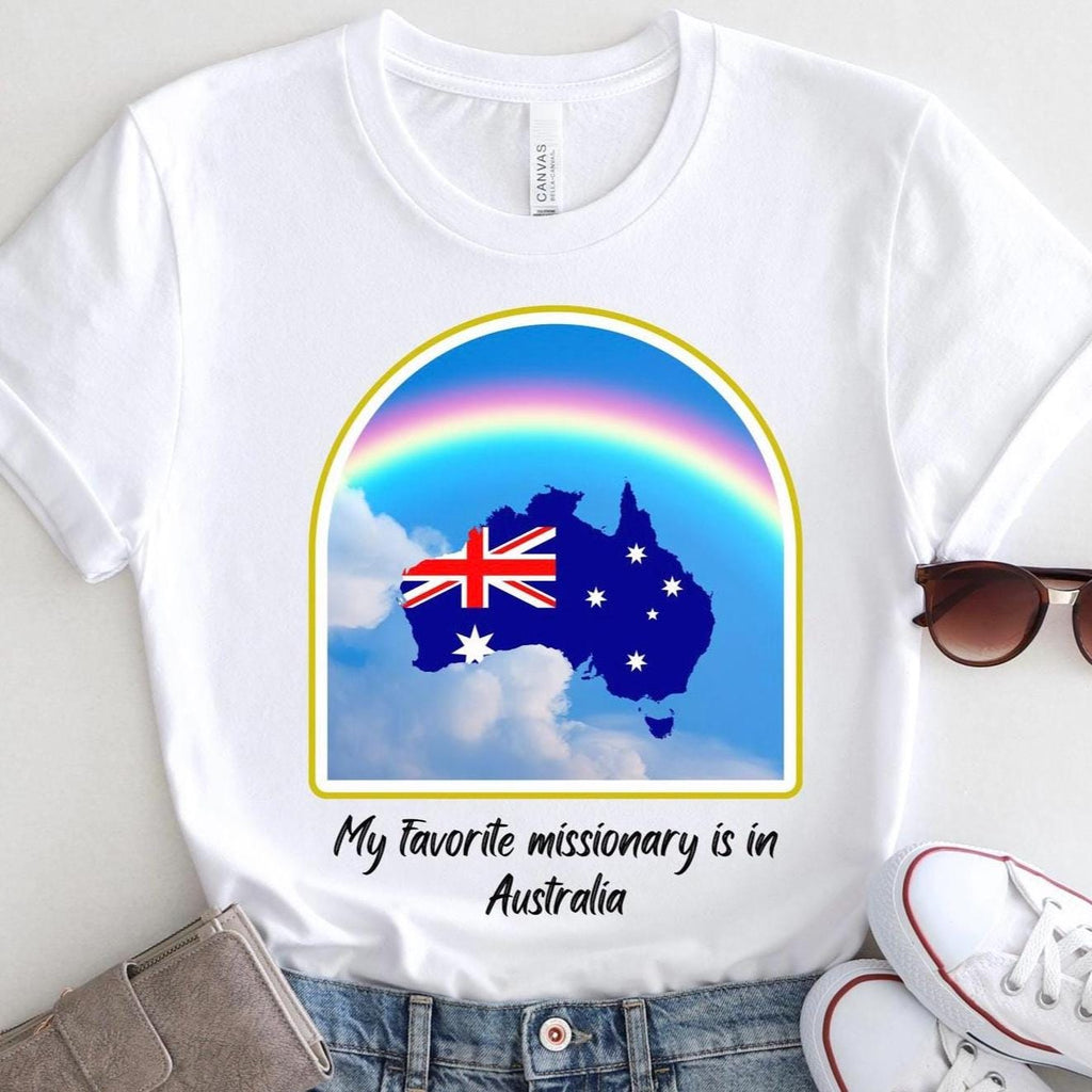 Custom LDS shirts, My Favorite Missionary T-Shirt, Personalized LDS Gift