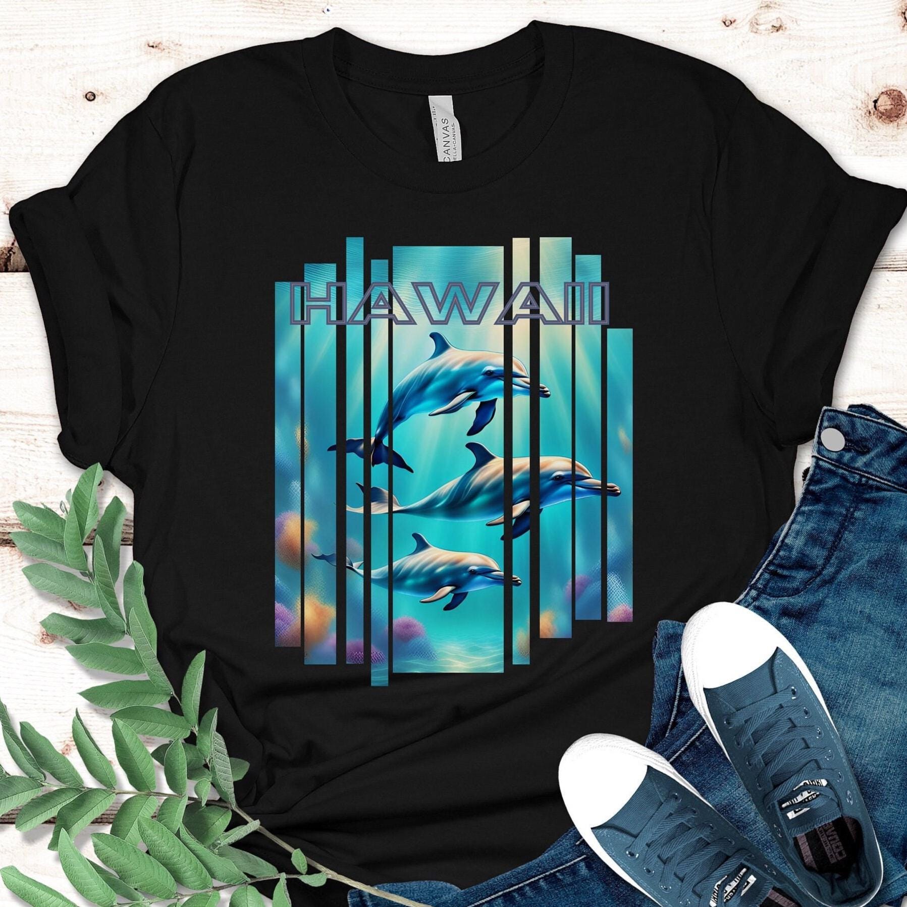 Hawaii Dolphins T-Shirt: Ocean Lover Gift