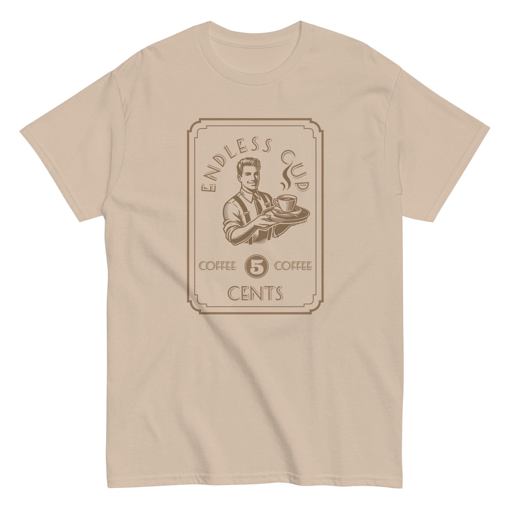 Retro Coffee t-shirt Vintage coffee ad Gildan classic tee coffee lover gift