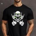 Funny Guitar T-Shirt: Rock Music Lover Gift Skeleton guitars shirt