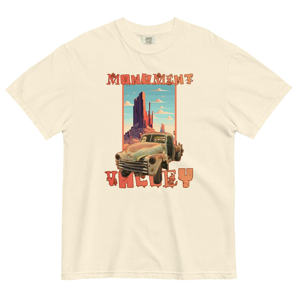 Monument Valley Shirt Comfort Colors travel poster style old truck t-shirt Arizona tees Utah t-shirts Unisex garment-dyed t-shirt
