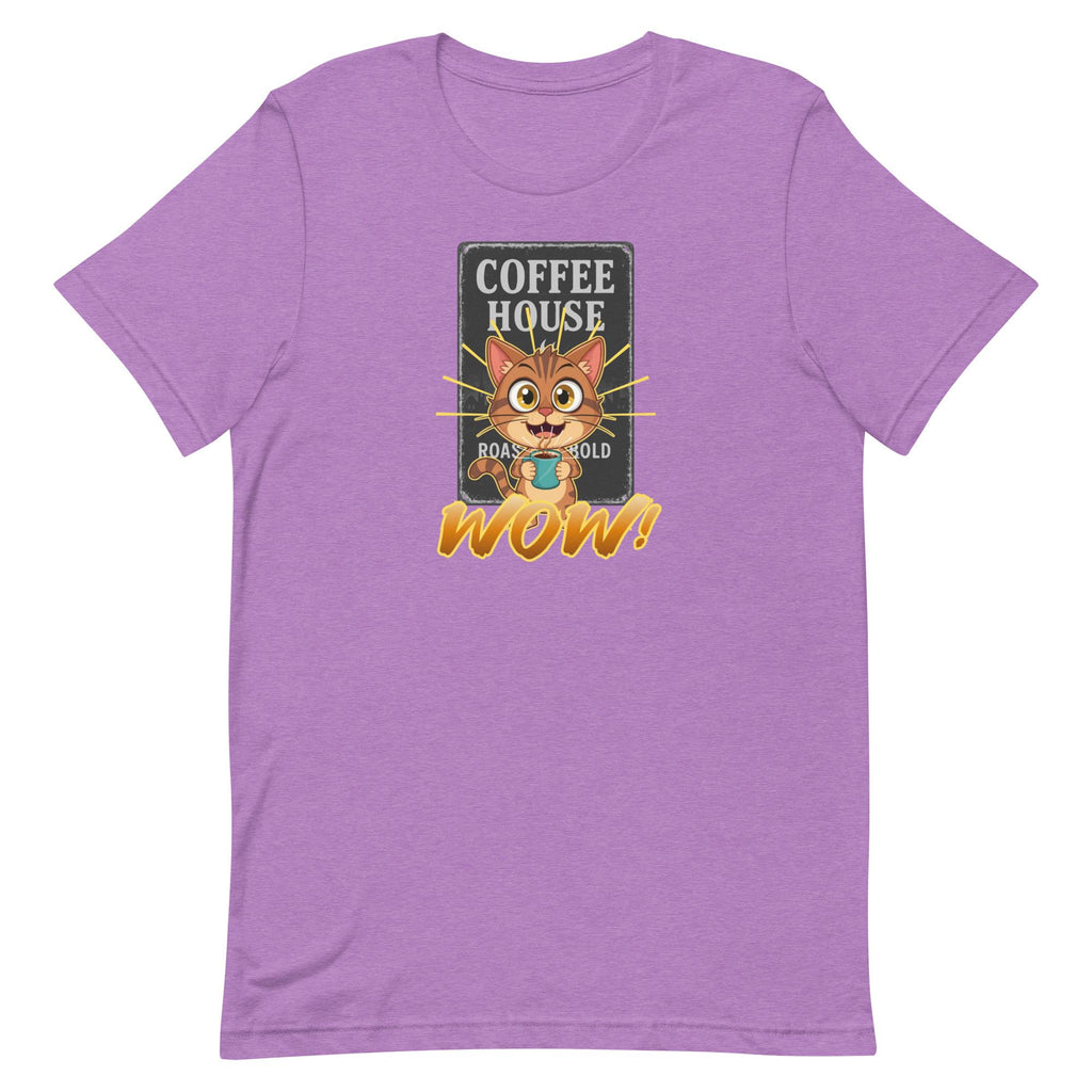 Coffee Cat Shirt Bella-Canvas Funny Coffee T-shirt cat lover gift coffee lover gift Unisex t-shirt