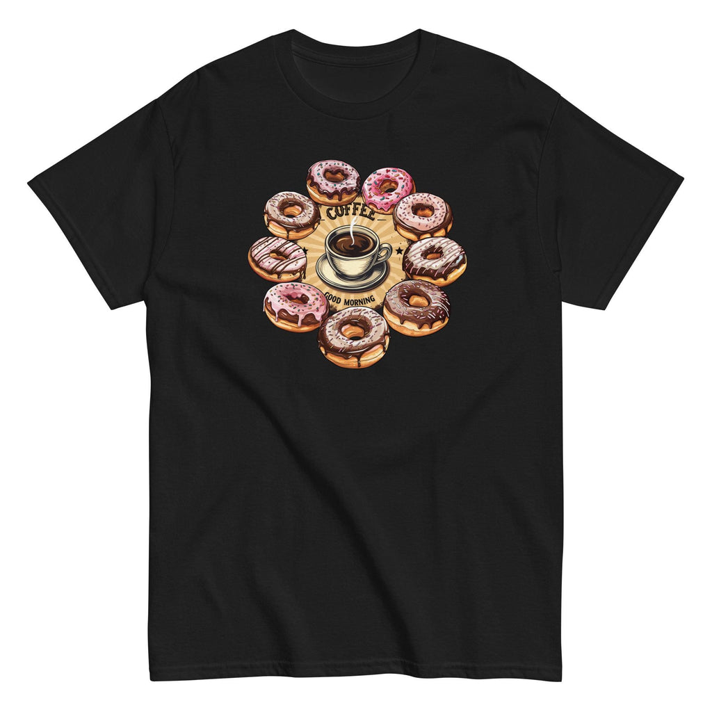 Coffee and Donuts Shirt Doughnuts mandala tee gift for donut lover Police breakfast t-shirt Unisex classic tee