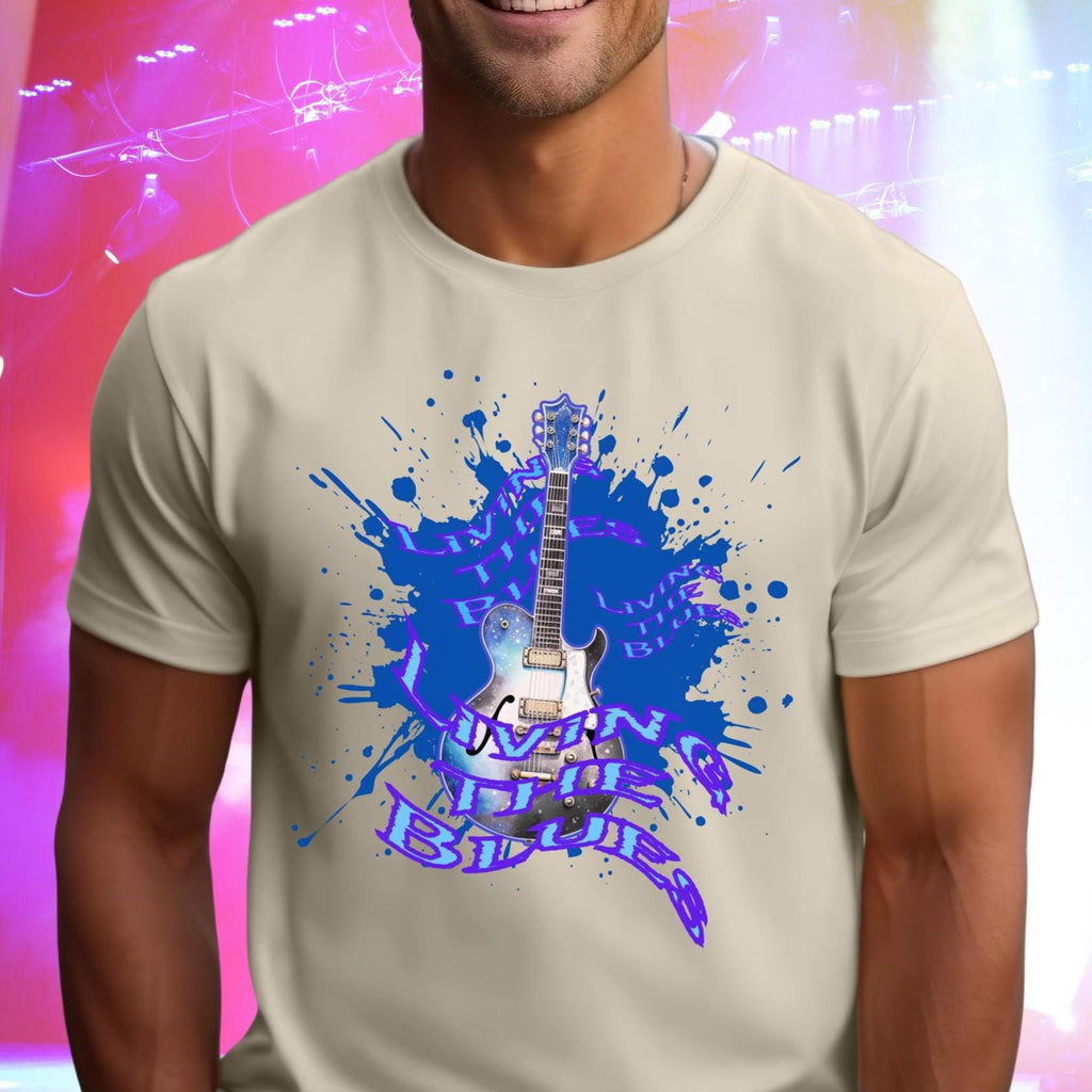 Blues Guitar Shirt Guitar lover gift, blues music lover guitarist t-shirt music tees Unisex classic tee