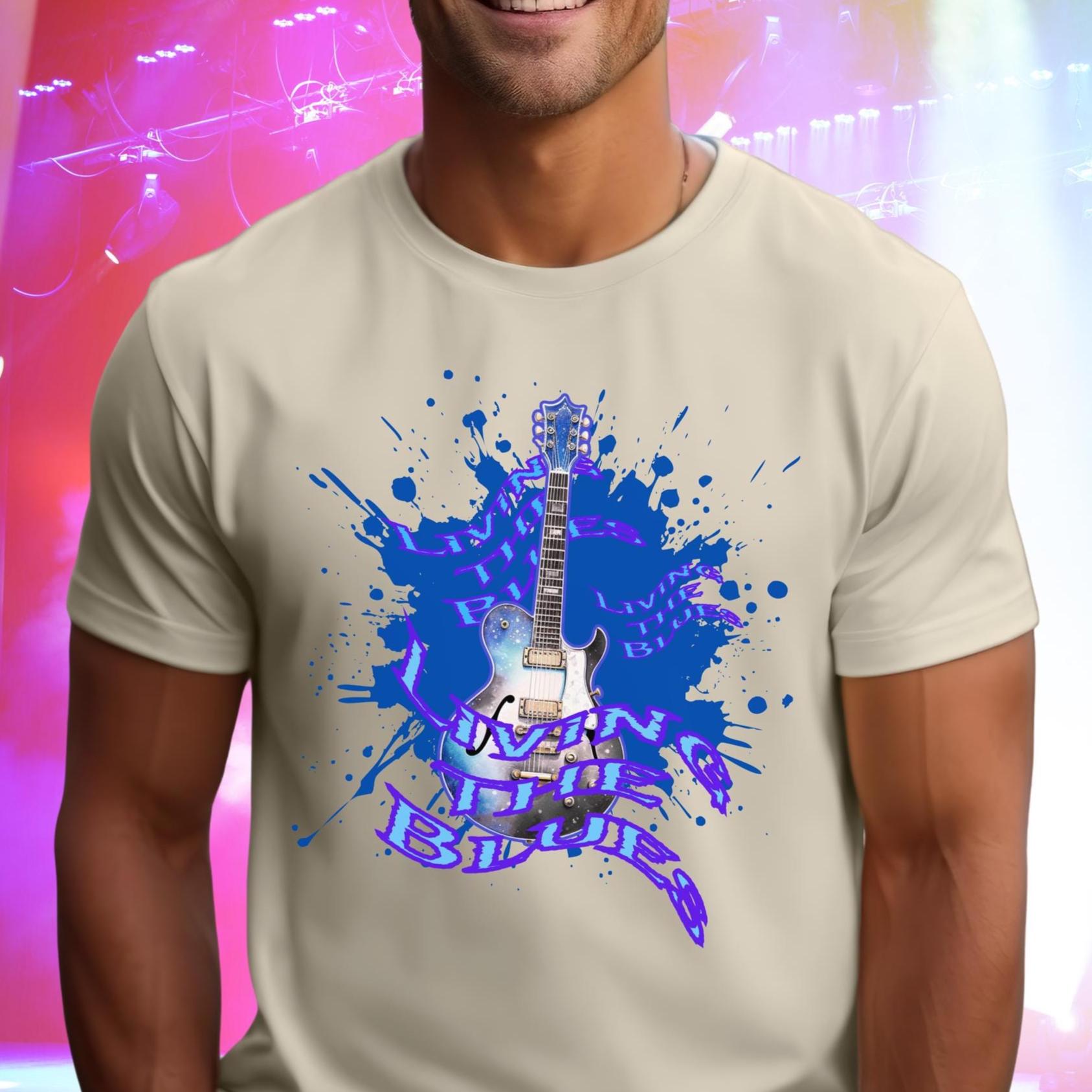 Blues Guitar Shirt Guitar lover gift, blues music lover guitarist t-shirt music tees Unisex classic tee