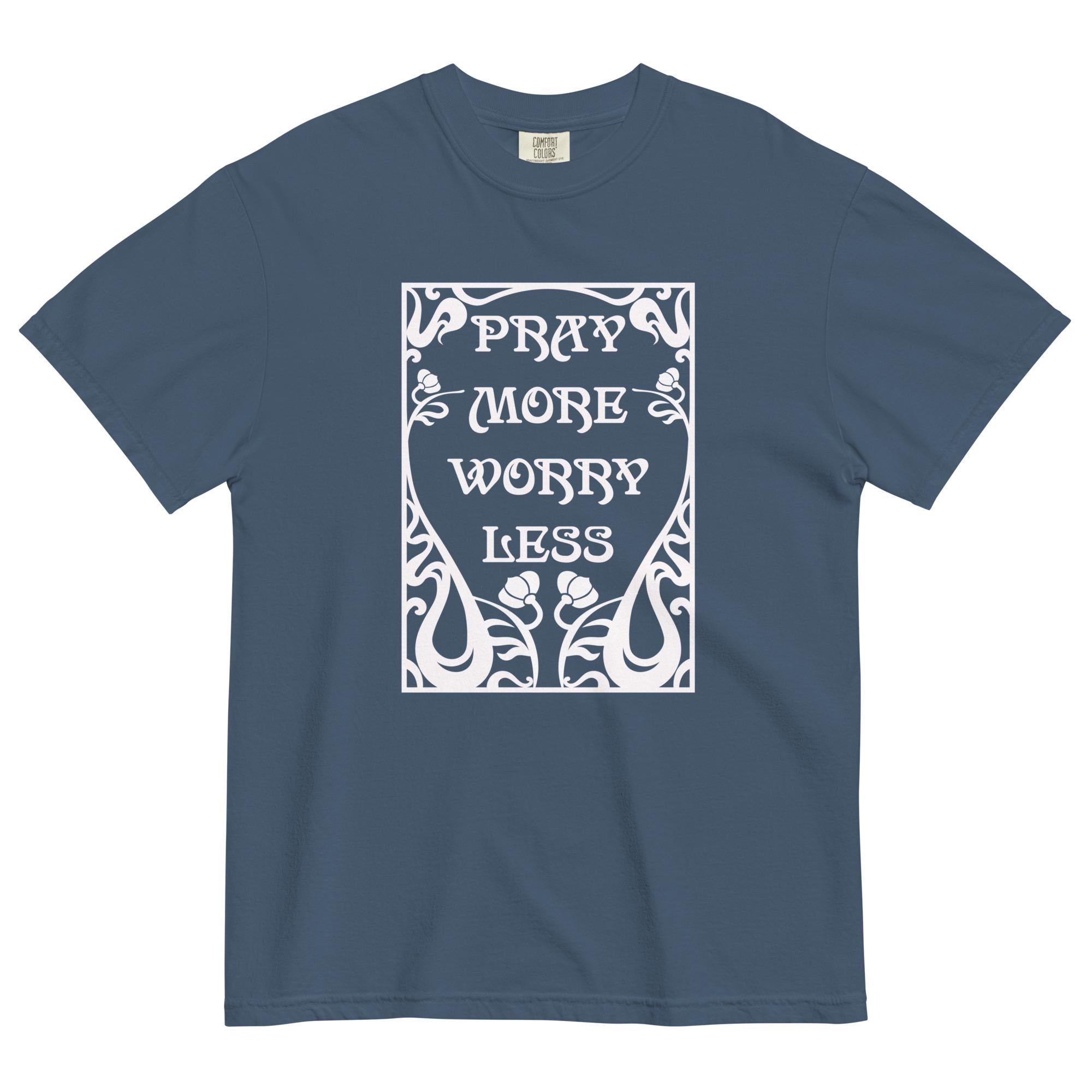 Christian Pray Shirt LDS T-shirts Prayer tees Comfort Colors Unisex garment-dyed heavyweight t-shirt