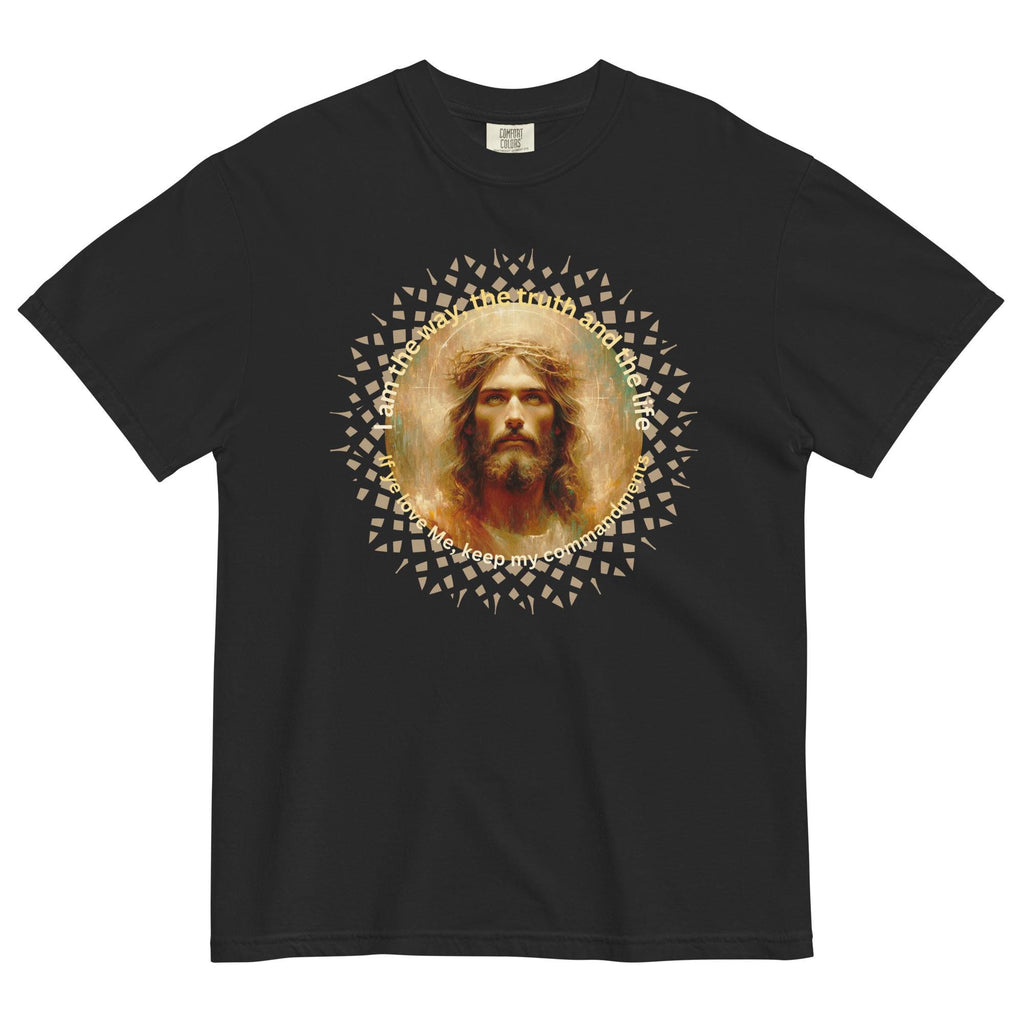 Jesus Christian T-Shirt LDS t-shirt Comfort Colors Christian tees I am the Way Shirt Unisex garment-dyed heavyweight t-shirt