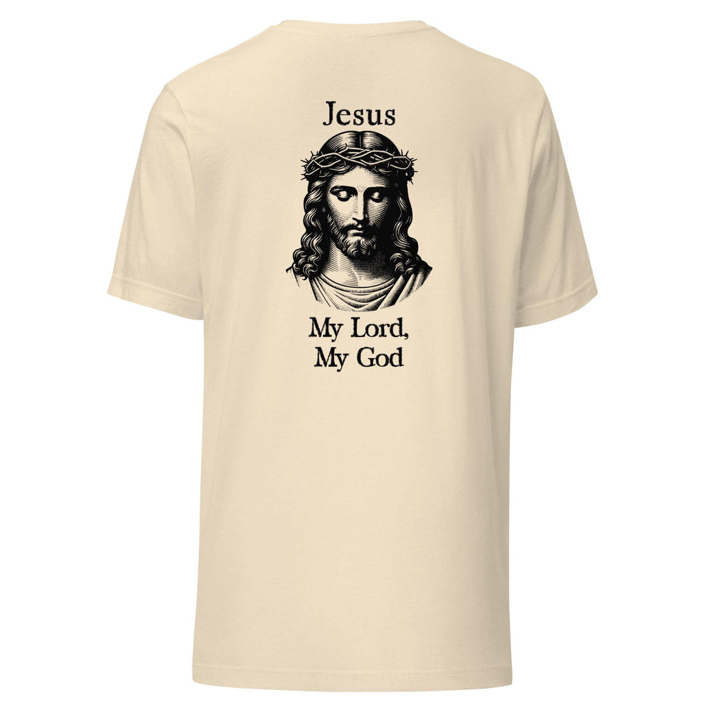Jesus back print shirt Bella Canvas Jesus tee gift for Christian Unisex t-shirt