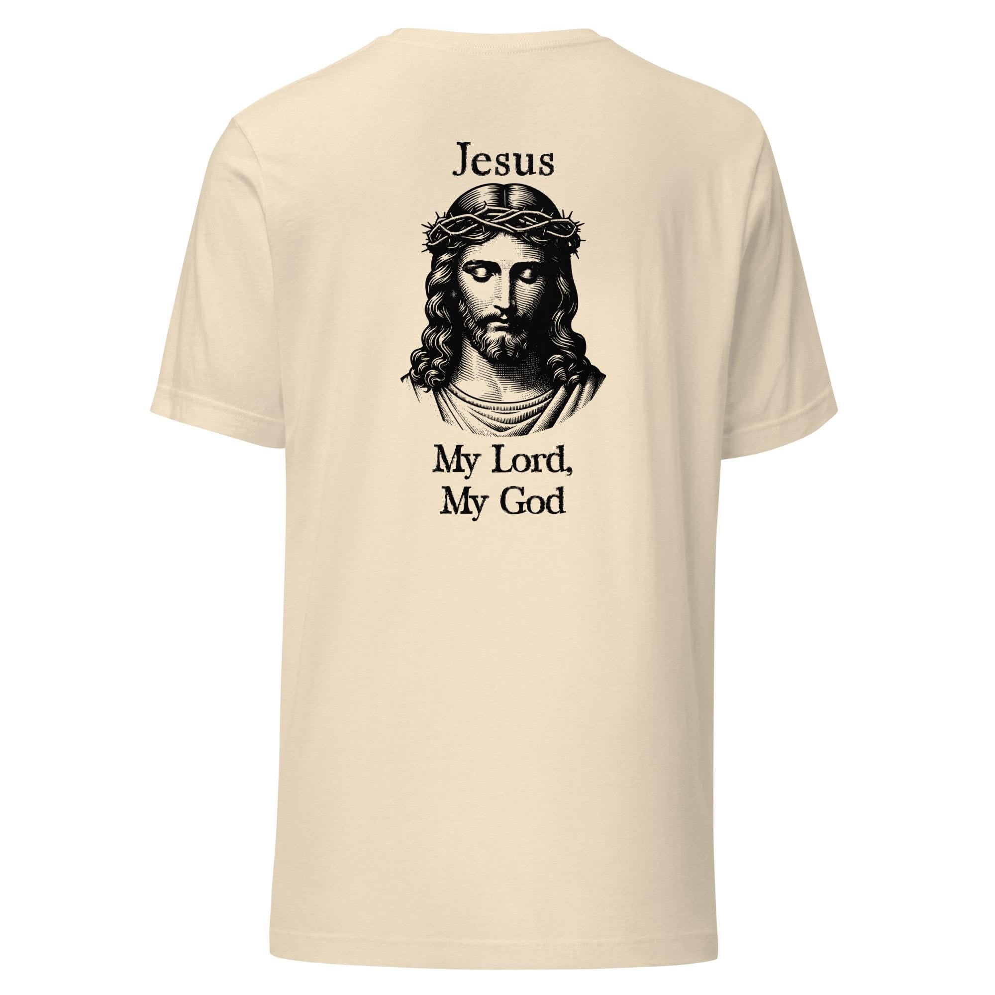 Jesus back print shirt Bella Canvas Jesus tee gift for Christian Unisex t-shirt