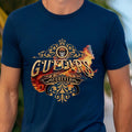 Flaming Guitar T-Shirt: Guitars Forever Slogan, Music Lover Tee