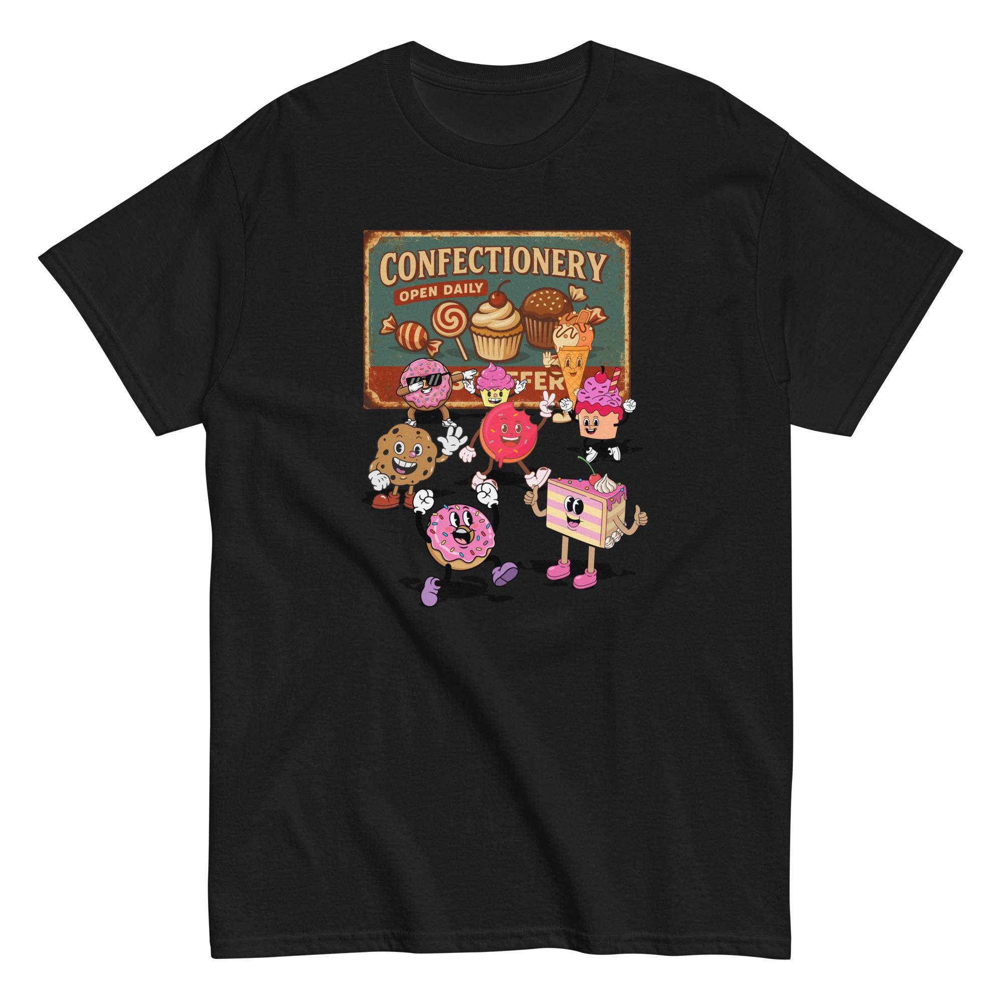 Retro Sweets T-Shirt Confectionery Shirt gift for cake lover candy lover gift Desserts lover gift Unisex classic tee