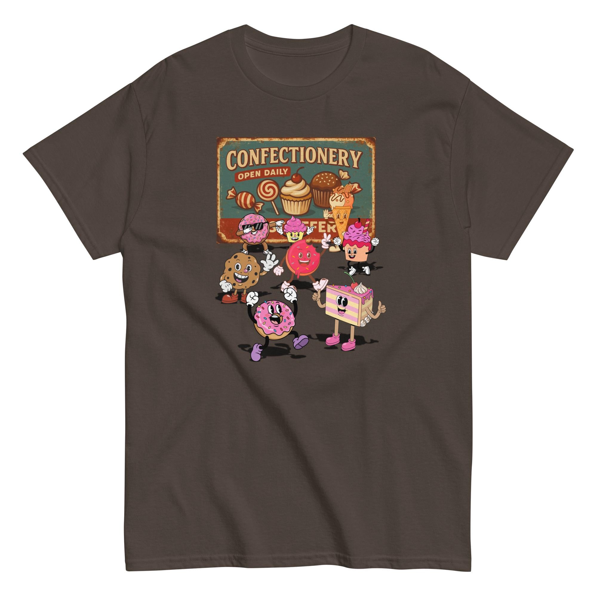 Retro Sweets T-Shirt Confectionery Shirt gift for cake lover candy lover gift Desserts lover gift Unisex classic tee