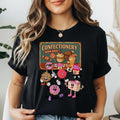 Retro Sweets T-Shirt Confectionery Shirt gift for cake lover candy lover gift Desserts lover gift Unisex classic tee