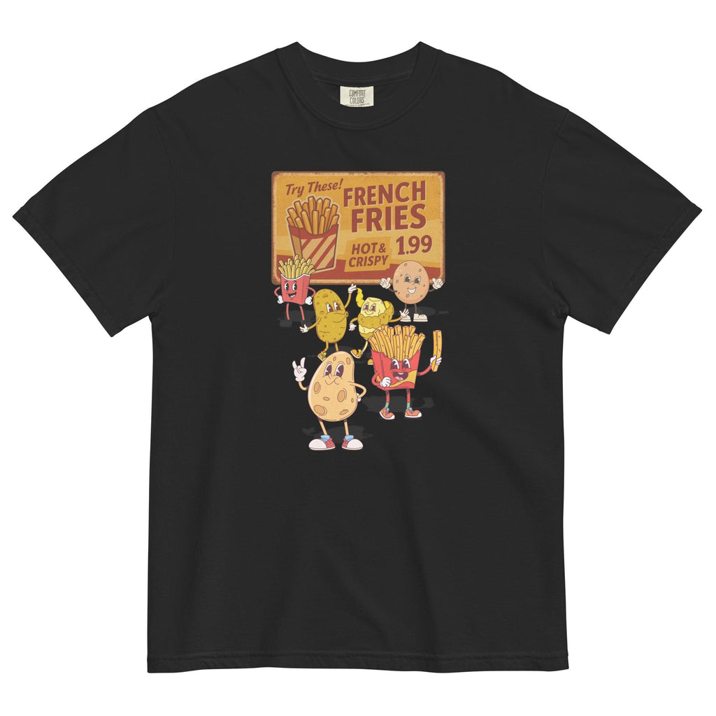 Retro Potato T-shirt funny french fries tee Comfort Colors potato gift for foodie, potato lover gift Unisex garment-dyed heavyweight t-shirt