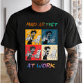 Funny Artist Shirt Comfort Colors Mad Artist at Work T-Shirt gift for artist art teacher art student gift heavyweight t-shirt