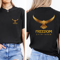 Freedom 2026 Eagle Shirt Comfort Colors minimalist back print Eagle T-Shirt Americas birthday Unisex garment-dyed heavyweight t-shirt