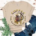 Funny Coffee T-Shirt, Gasoline of Life, Coffee Lover Gift