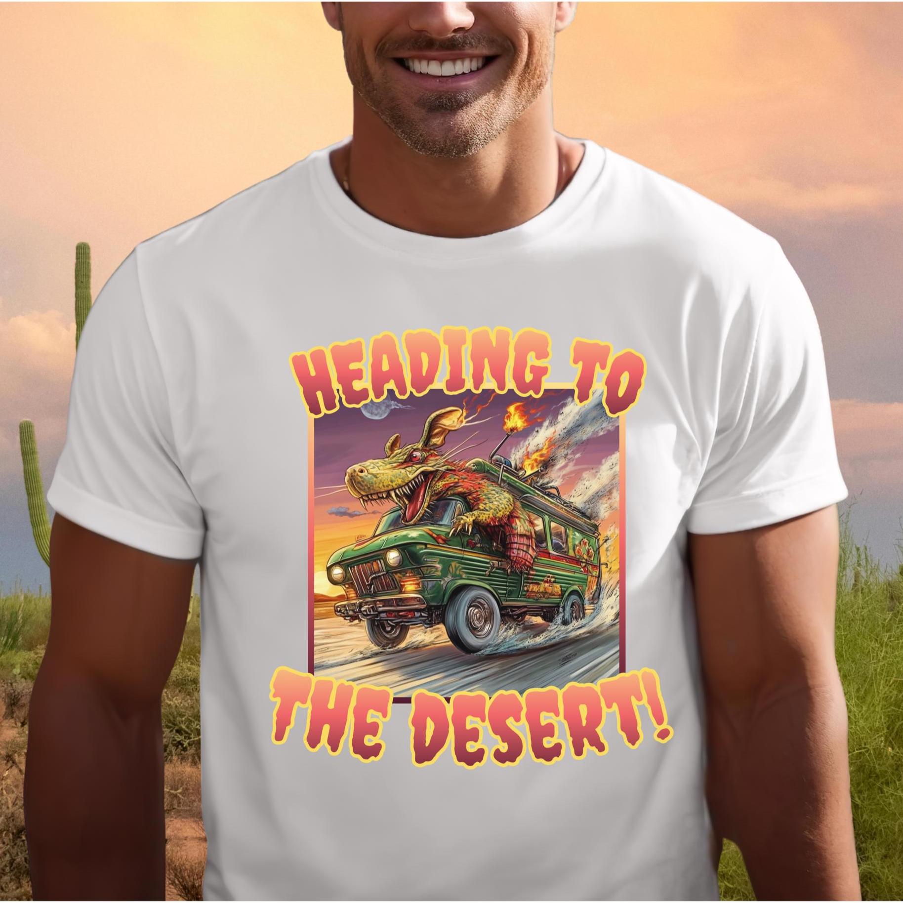 Funny Snowbirds T-Shirt: Desert Racing RV Bus Life Tee