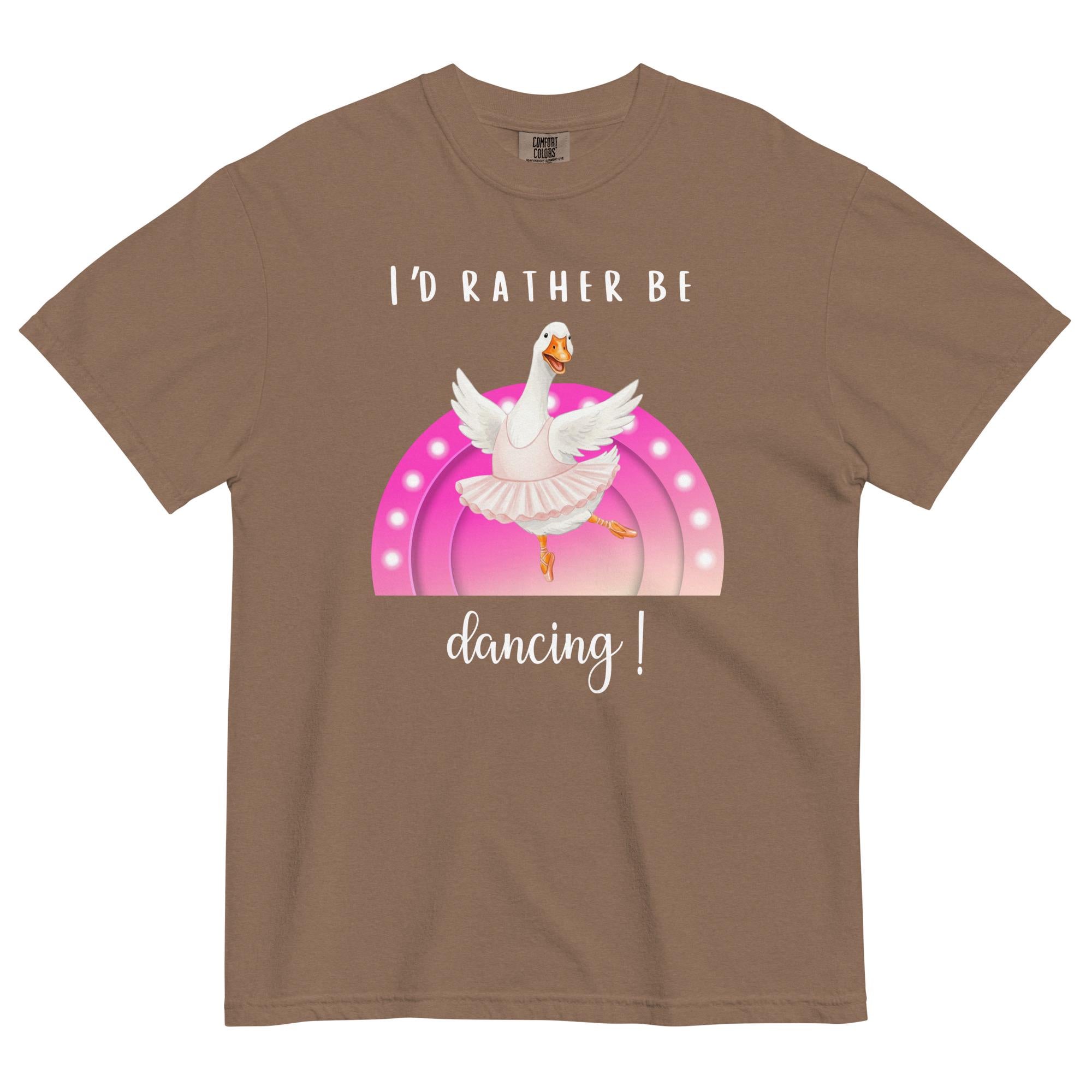 Comfort Colors Dancing Goose Shirt Ballet dancer T-shirt Unisex garment-dyed heavyweight t-shirt