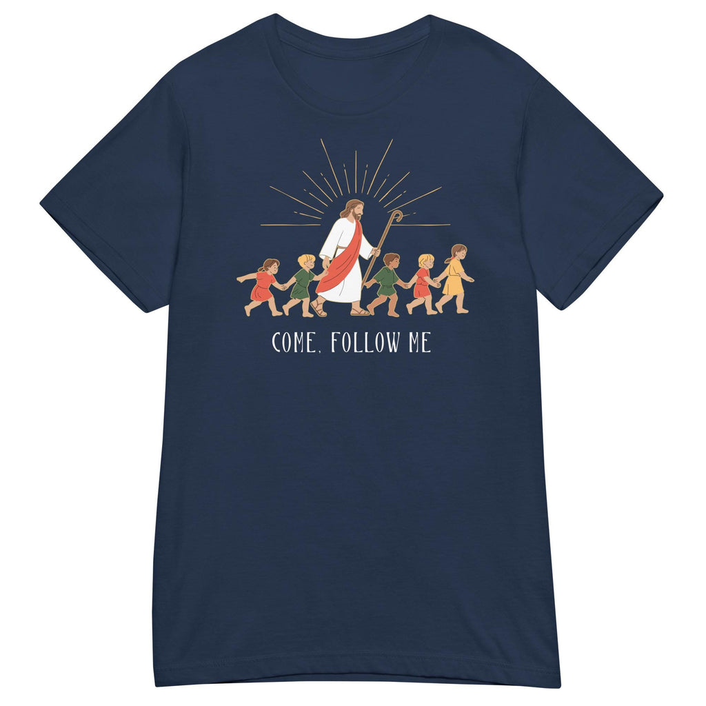 Jesus and children Shirt Come Follow Me Christian tee LDS T-Shirt Women’s soft t-shirt