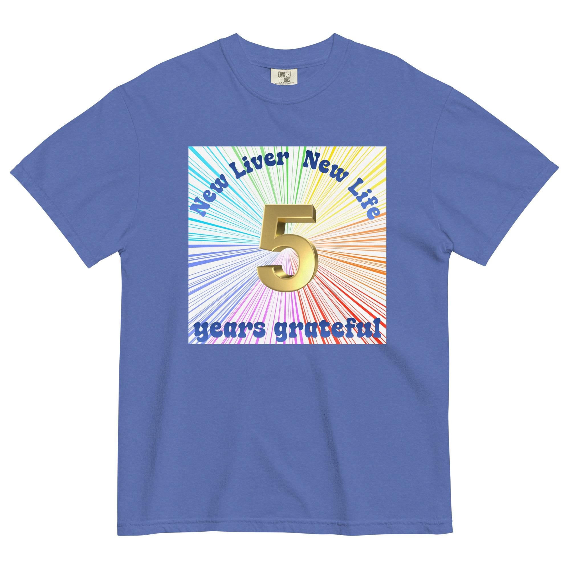 Liver Transplant Survivor tee Comfort Colors T-shirt custom year personalize transplant tee Unisex garment-dyed heavyweight t-shirt