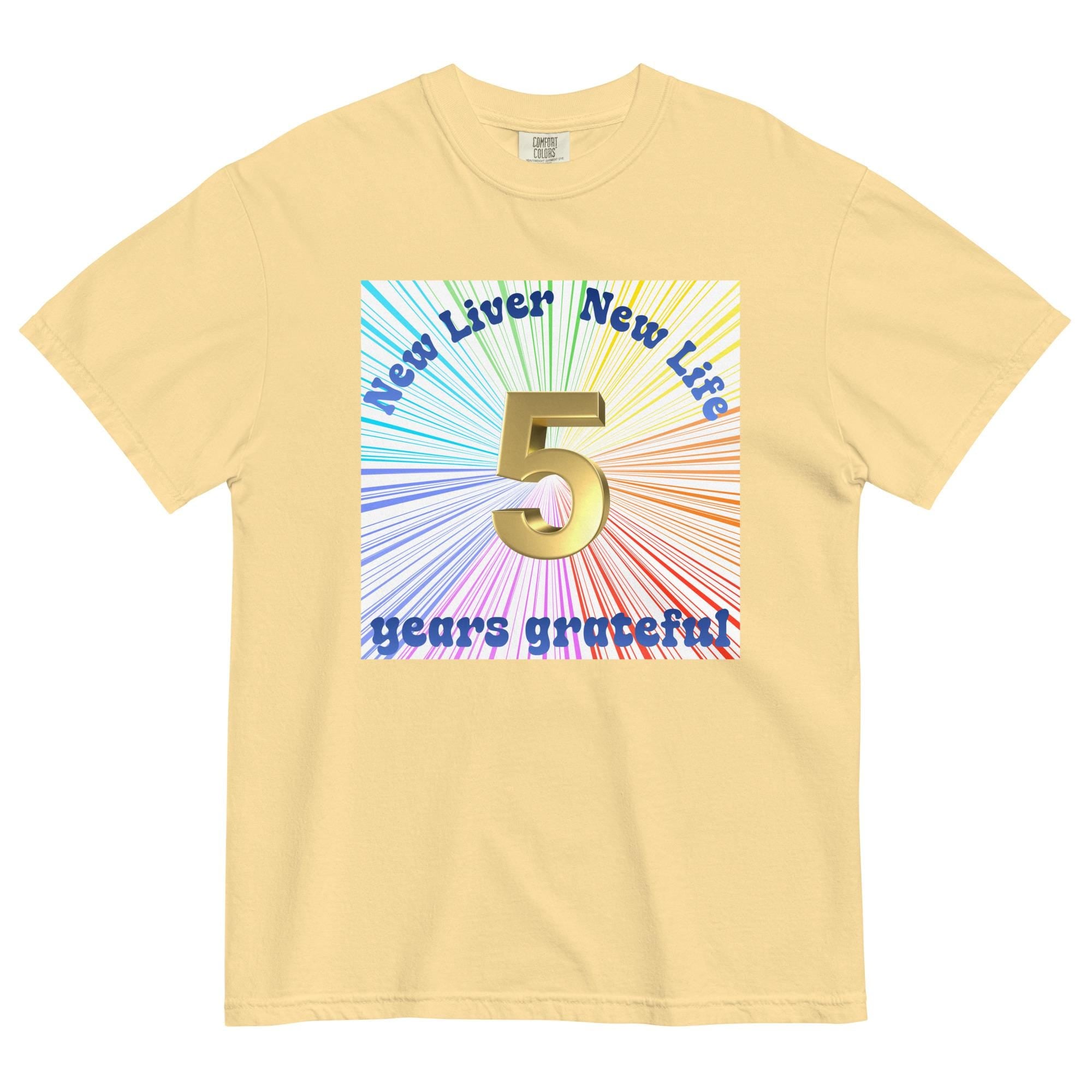 Liver Transplant Survivor tee Comfort Colors T-shirt custom year personalize transplant tee Unisex garment-dyed heavyweight t-shirt