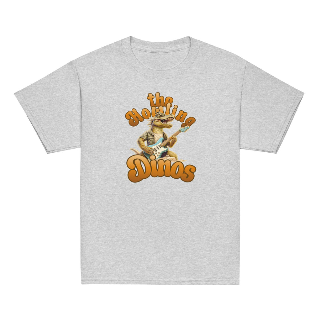Dinosaur rock star youth t-shirt Dino electric guitar tee gift for Dinosaur lover gift for guitar lover