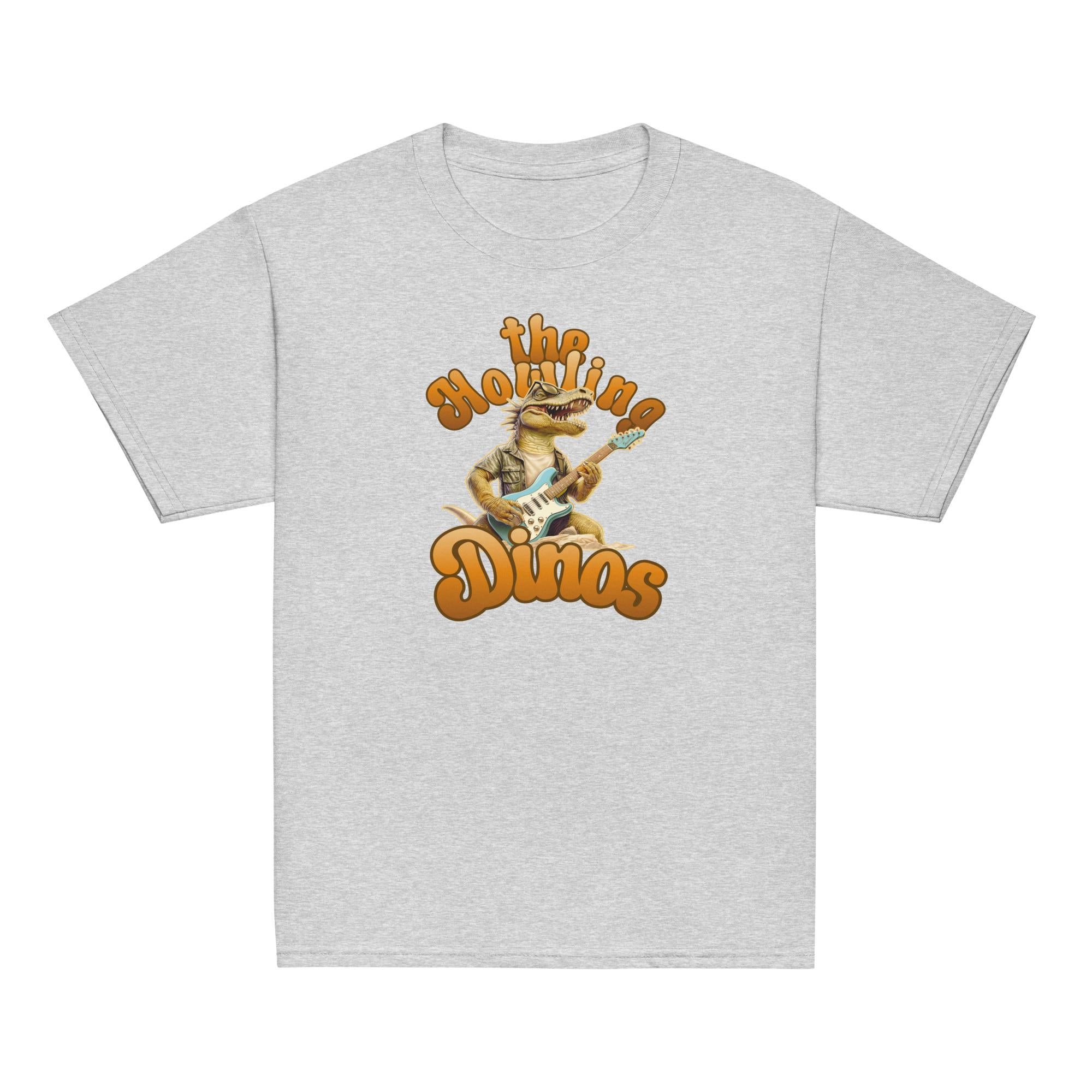 Dinosaur rock star youth t-shirt Dino electric guitar tee gift for Dinosaur lover gift for guitar lover