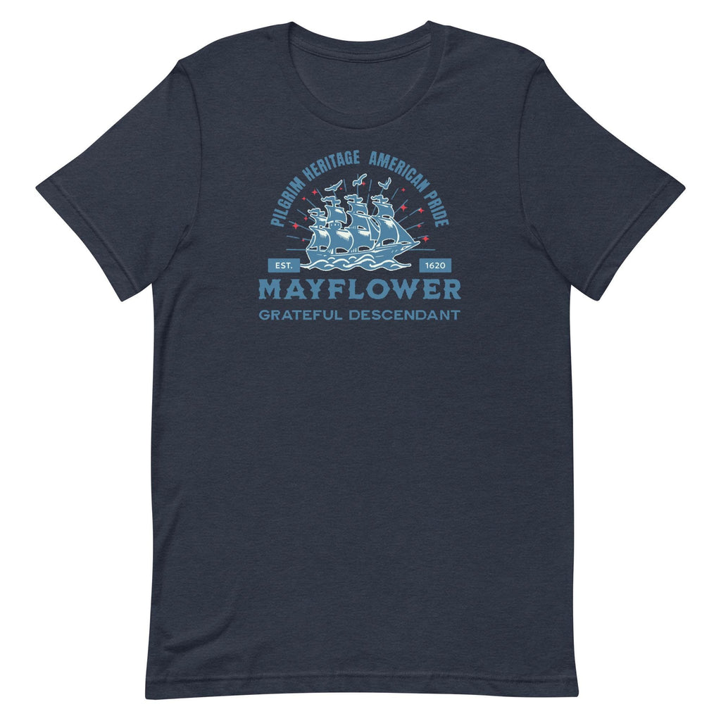 Mayflower Descendant T-Shirt: Pilgrim Heritage Unisex Tee