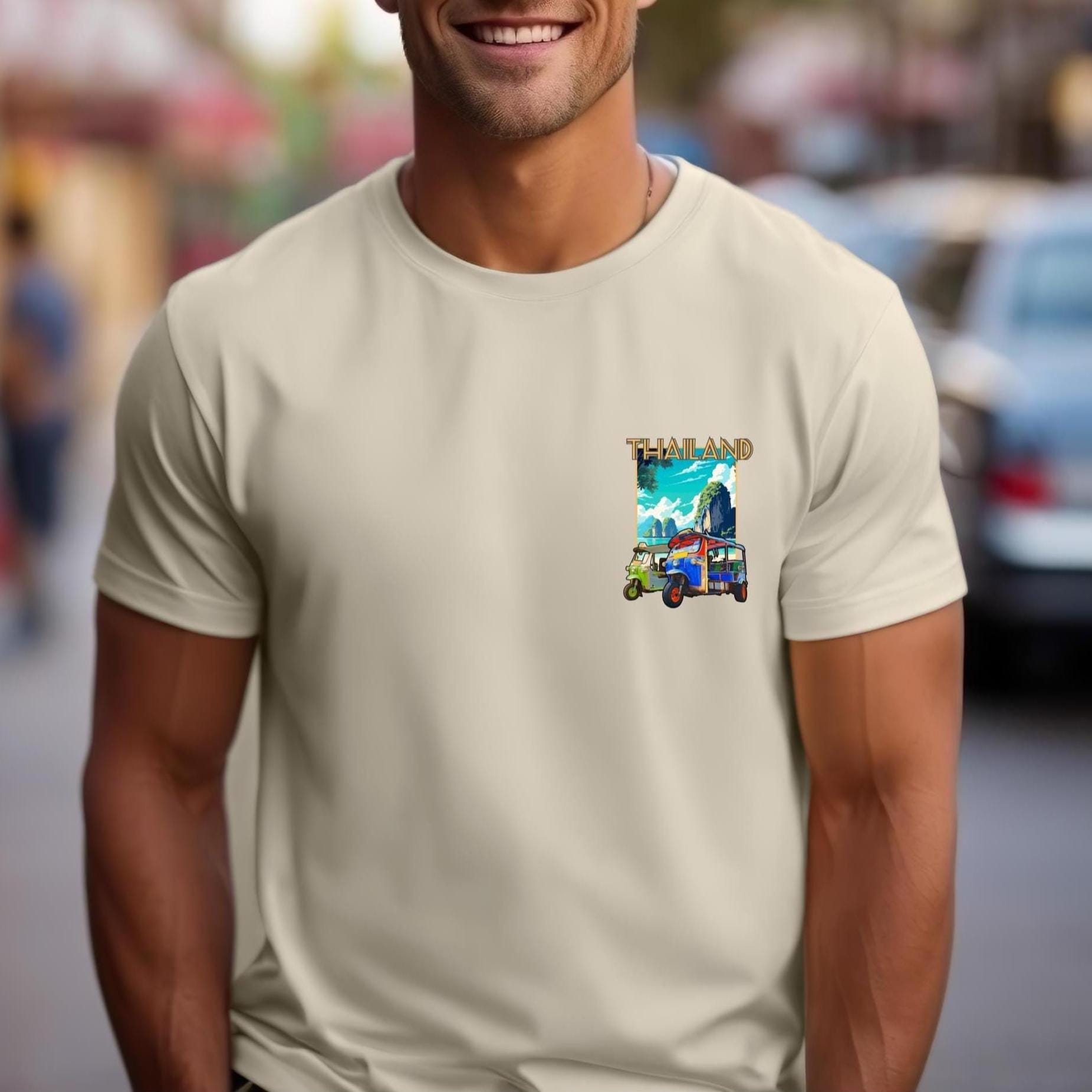 Thailand Shirts travel lover t-shirt travel poster style tee