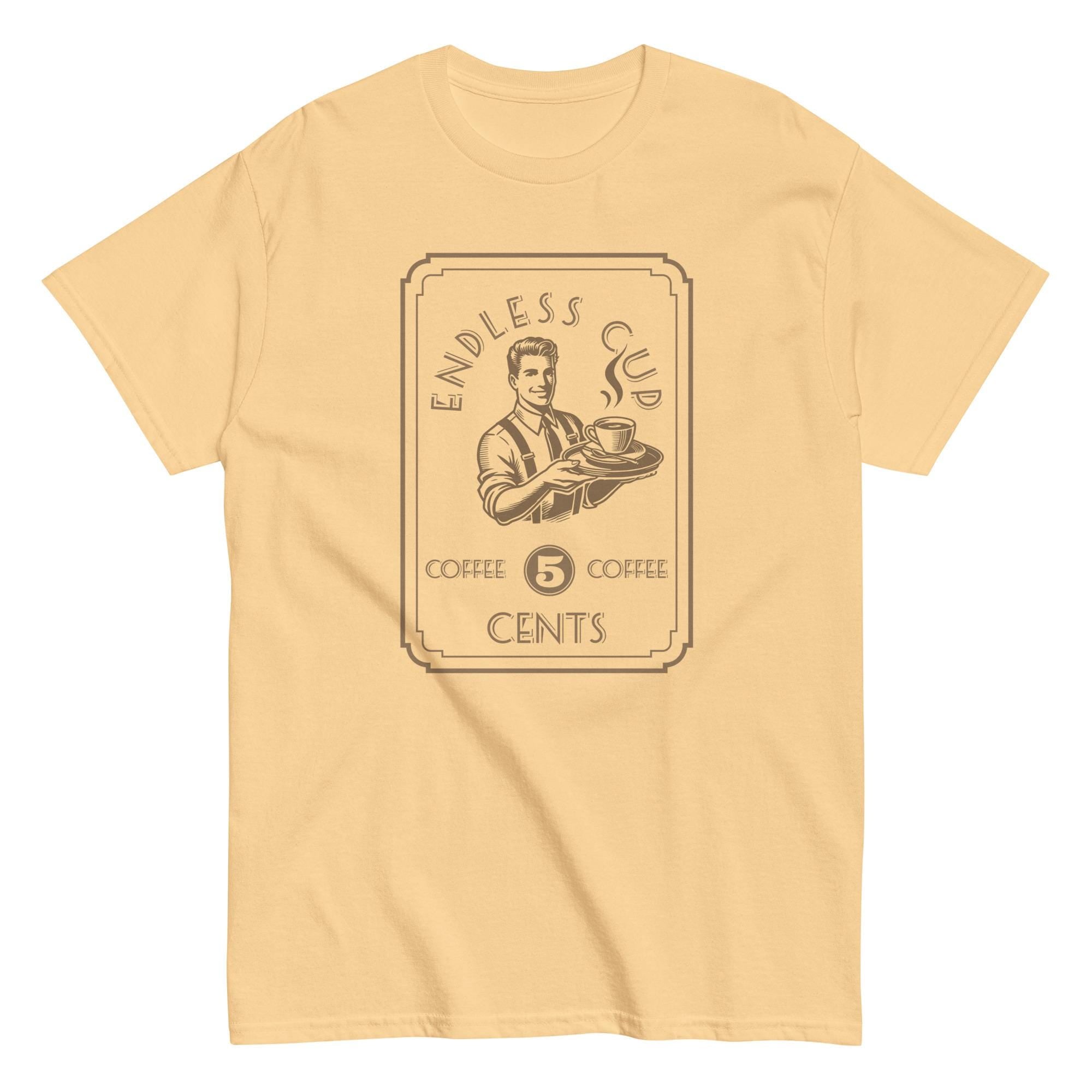 Retro Coffee t-shirt Vintage coffee ad Gildan classic tee coffee lover gift