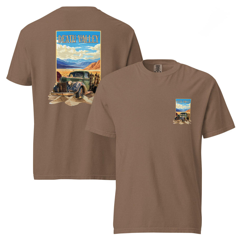 Death Valley Shirt Comfort Colors Death Valley CA travel poster design Tshirt