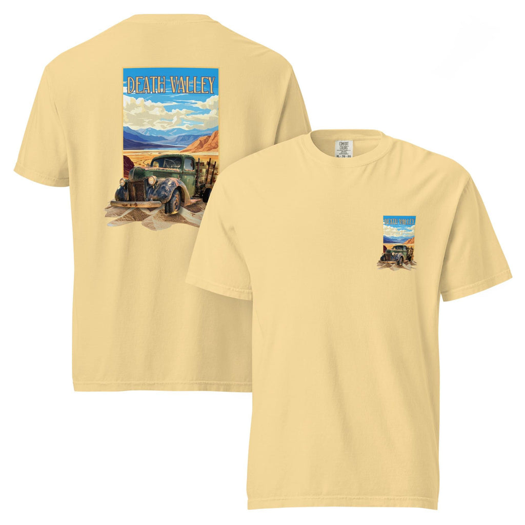 Death Valley Shirt Comfort Colors Death Valley CA travel poster design Tshirt