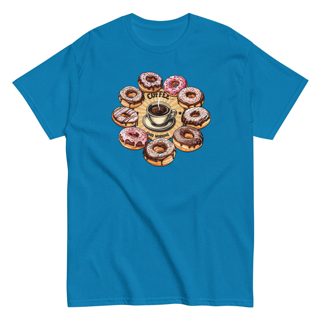 Coffee and Donuts Shirt Doughnuts mandala tee gift for donut lover Police breakfast t-shirt Unisex classic tee