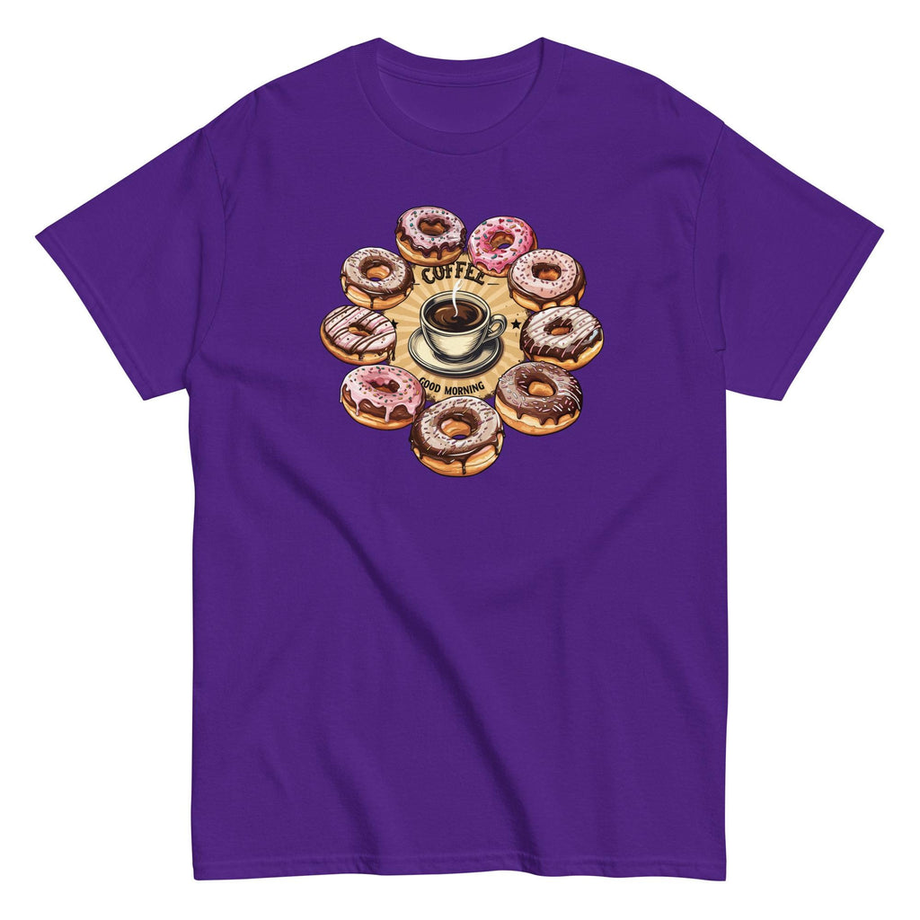 Coffee and Donuts Shirt Doughnuts mandala tee gift for donut lover Police breakfast t-shirt Unisex classic tee