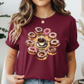 Coffee and Donuts Shirt Doughnuts mandala tee gift for donut lover Police breakfast t-shirt Unisex classic tee